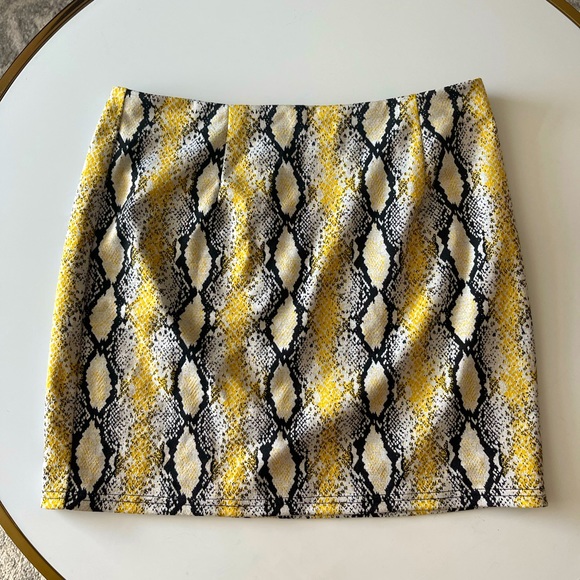 High waist snake print skirt - Picture 1 of 3